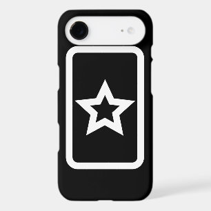 Zener Card   Hollow 5 Pointed Star iPhone 17 Air Case