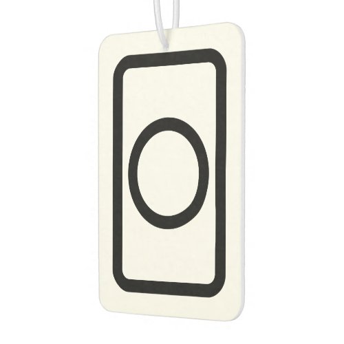 Zener Card  Hollow Circle Air Freshener