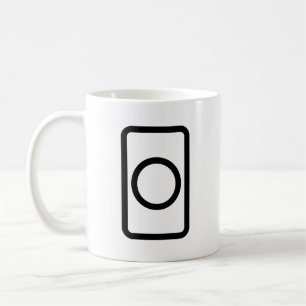 Zener Card Hollow Circle Coffee Mug
