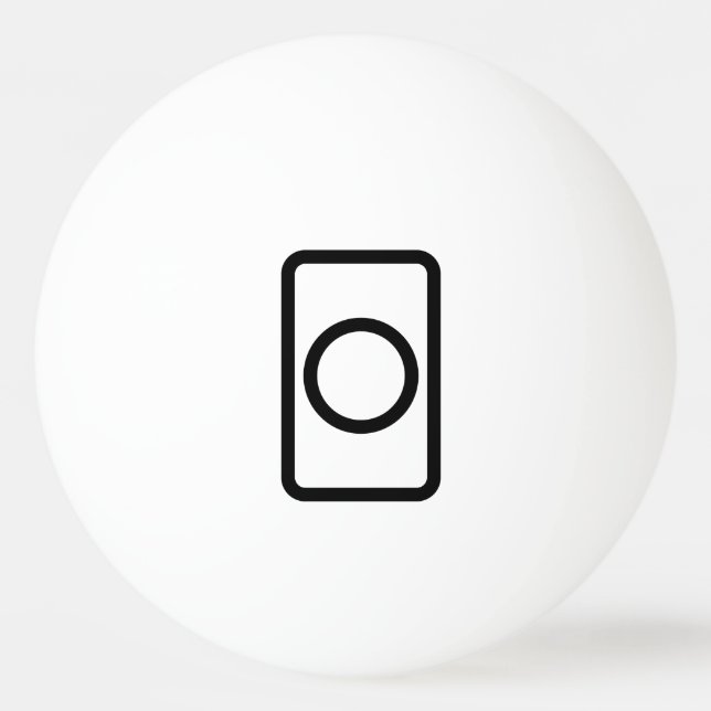 Zener Card | Hollow Circle Ping Pong Ball (Front)