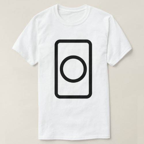 Zener Card  Hollow Circle T_Shirt