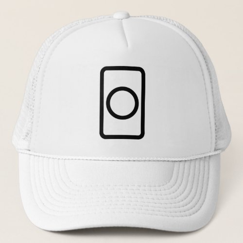 Zener Card  Hollow Circle Trucker Hat