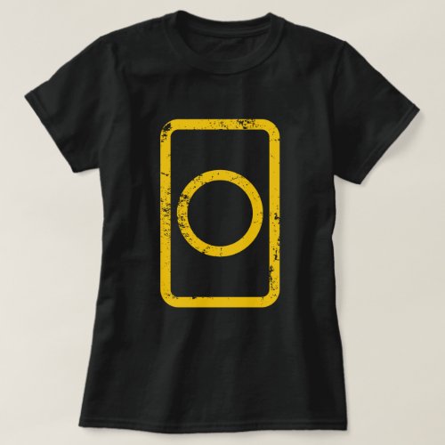 Zener Card  Hollow Circle Vintage T_Shirt