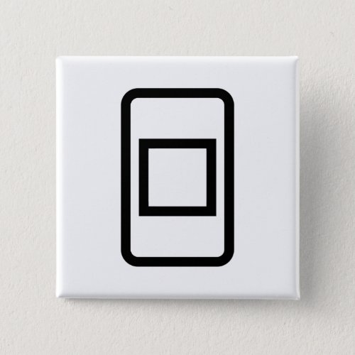 Zener Card  Hollow Square Button