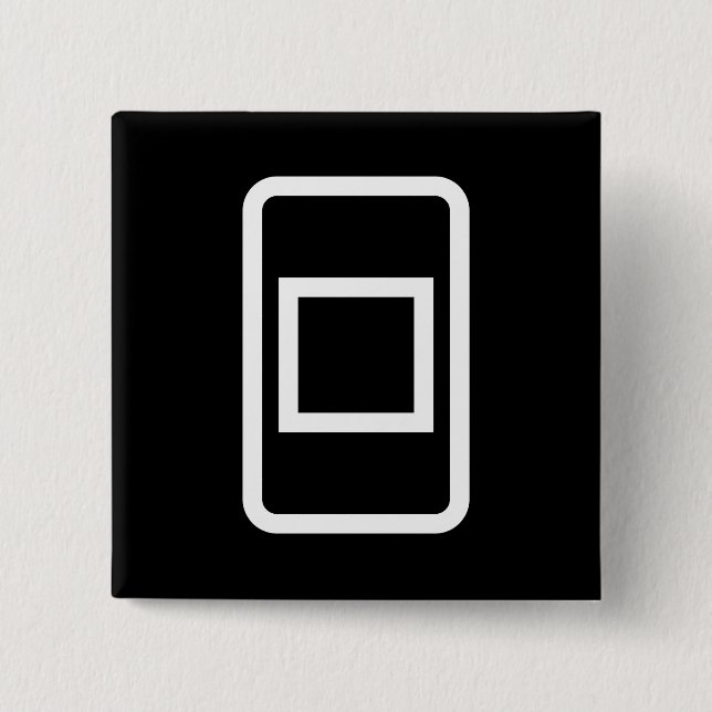 Zener Card | Hollow Square Button (Front)