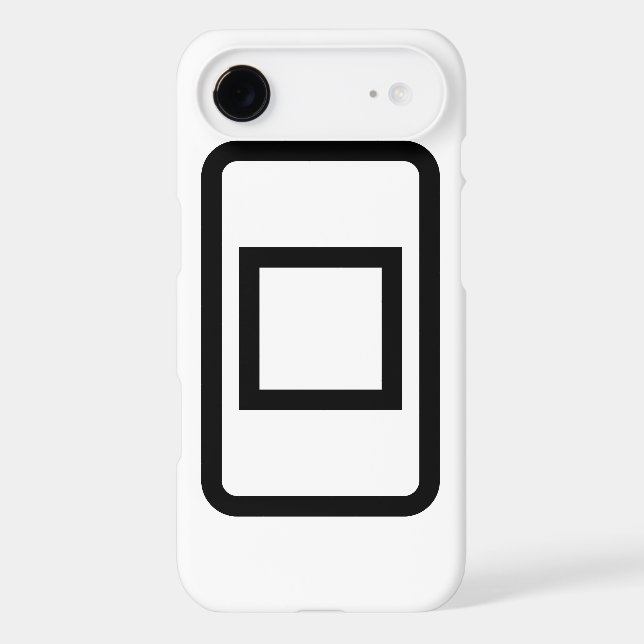Zener Card | Hollow Square Case-Mate iPhone Case (Back)