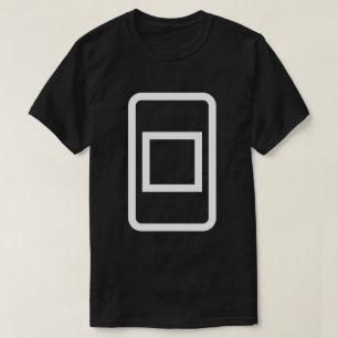 Zener Card   Hollow Square T-Shirt