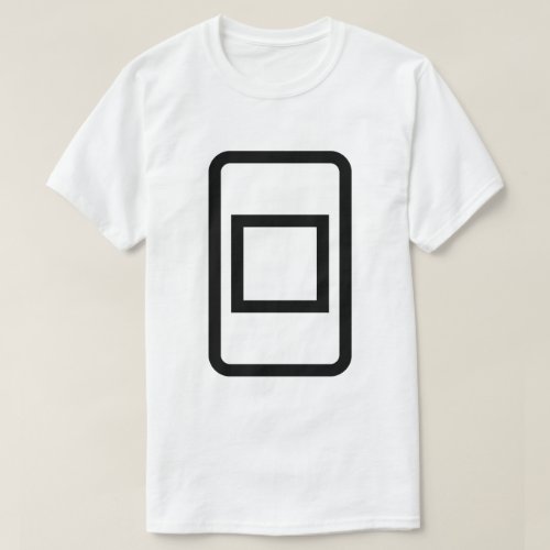 Zener Card  Hollow Square T_Shirt