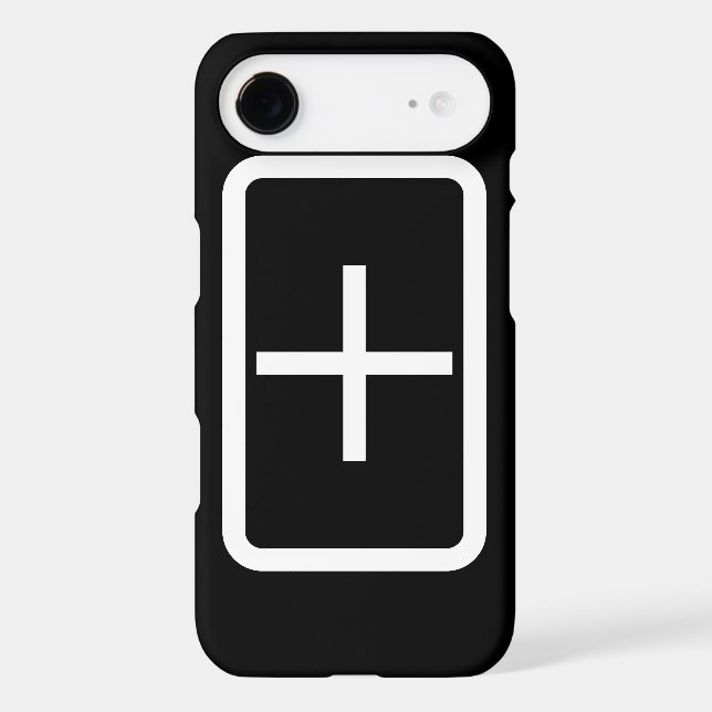 Zener Card | Plus Sign Case-Mate iPhone Case (Back)