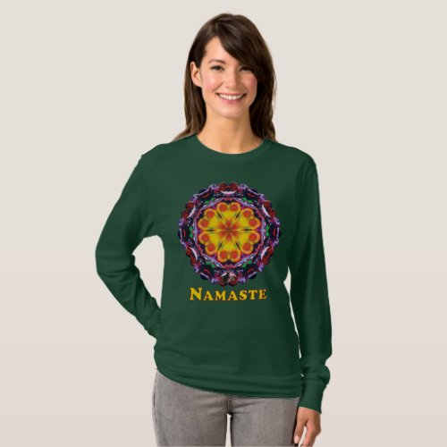 Zenith Namaste Kaleidoscope T_Shirt