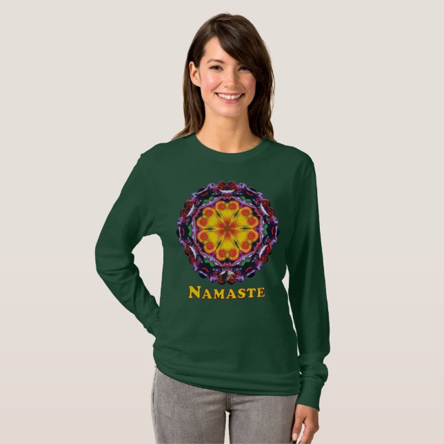 Zenith Namaste Kaleidoscope T-Shirt (Front Full)