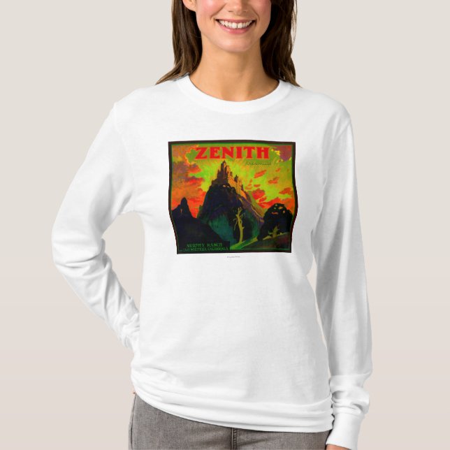 Zenith Orange LabelWhittier, CA T-Shirt (Front)
