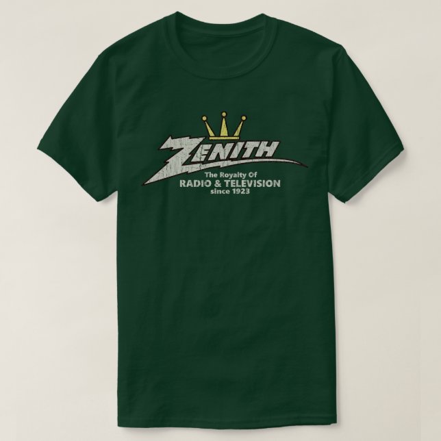 Zenith Royalty of Radio and Television T-Shirt (Design Front)