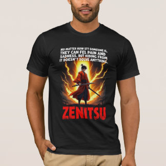 Zenitsu inspired anime t-shirt