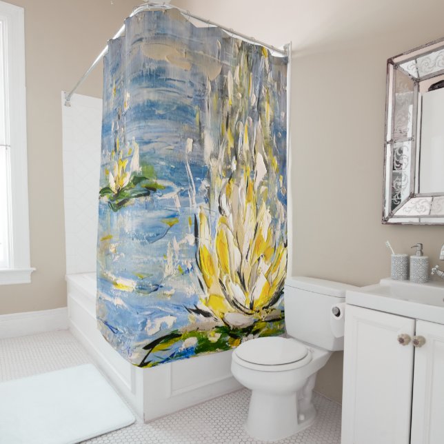 Zenitude Shower Curtain (In Situ)