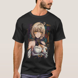 Zenless Zone Zero Yidhari Murphy Black Hat White O T-Shirt