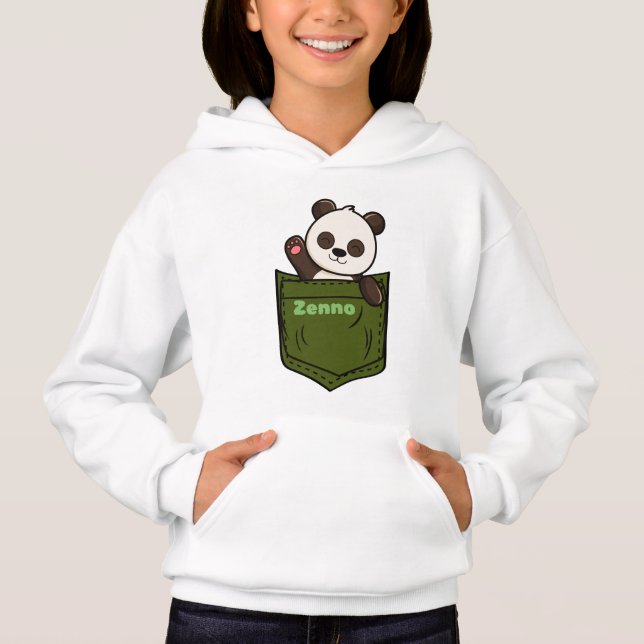 Zenno Cute Panda Hoodie (Front)
