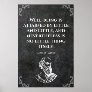 Zeno of Citium wise quote. Motivation  Poster