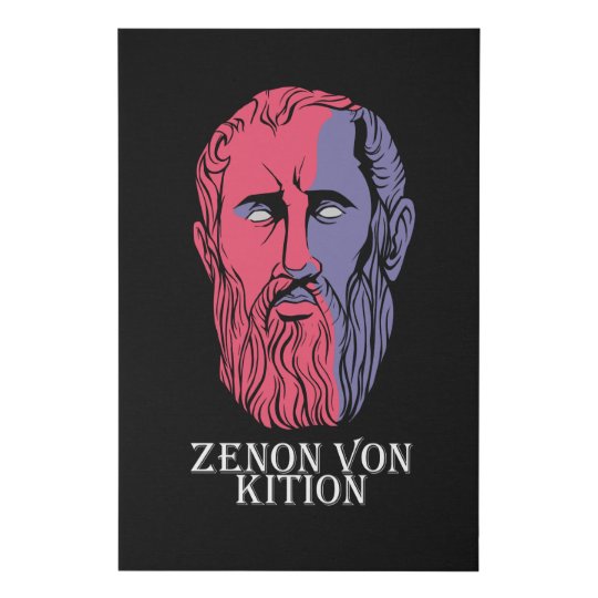 Zeno Of Kition I Philosopher Founder Of The Stoics Faux ...