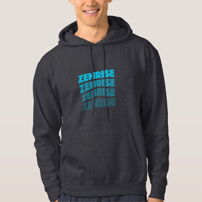 Zenrise LIMITED Cyan Logo Hoodie (1st merch item) (Front)