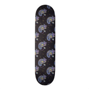 Zentangle Lizard Skateboard Deck
