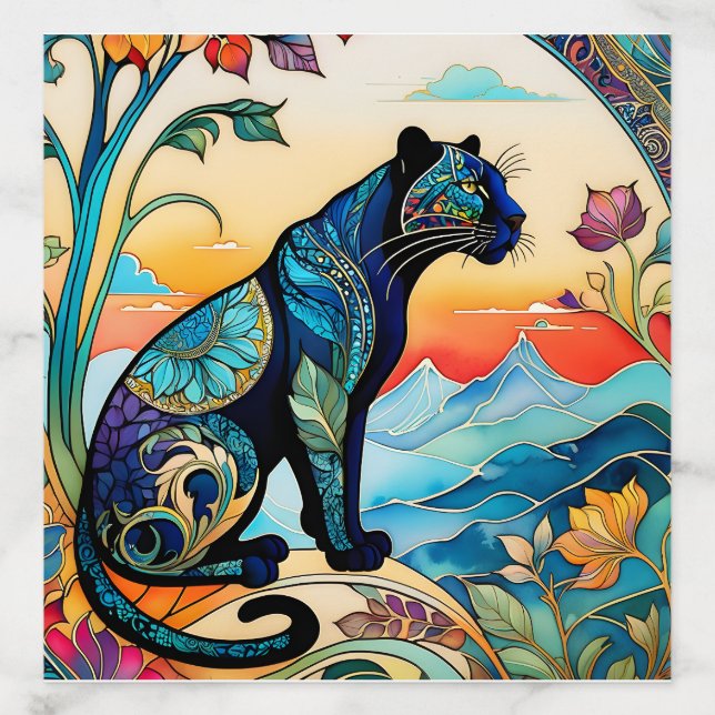 Zentangle patterns are a beautiful way to add colo envelope liner (Design)