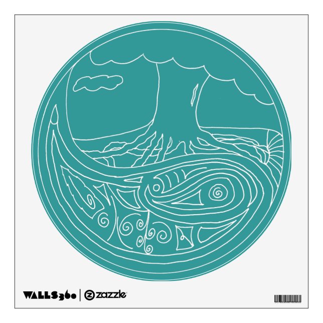 Zentient Being Wall Decal (Front)