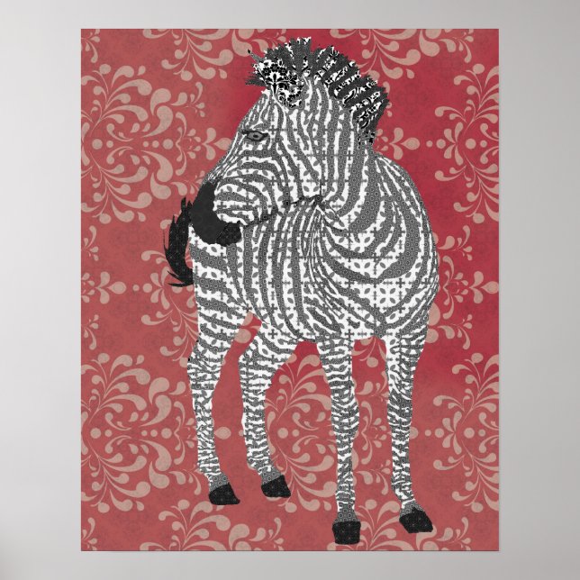 Zenya Black & White Art Poster (Front)