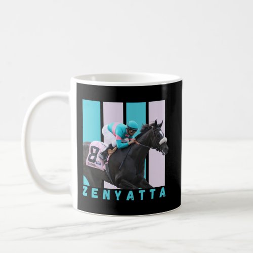 Zenyatta Horse Thoroughbred Santa Anita Del Mar Coffee Mug