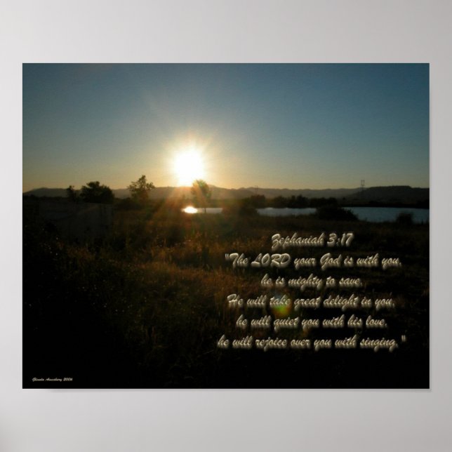 Zephaniah 3:17 SE Poster (Front)