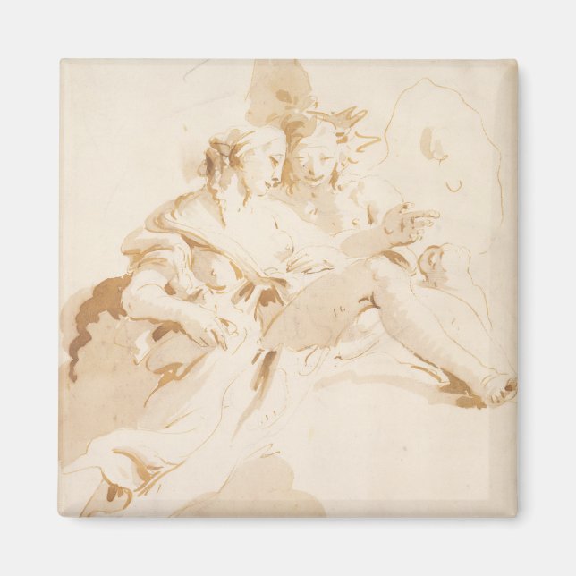 Zephyr and Flora Magnet (Front)