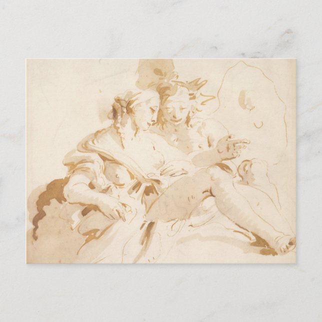 Zephyr and Flora Postcard (Front)