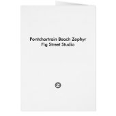 Zephyr Pontchartrain Beach Cards (Back)