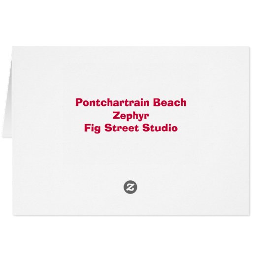 Zephyr Pontchartrain Beach Vintage (Back Horizontal)