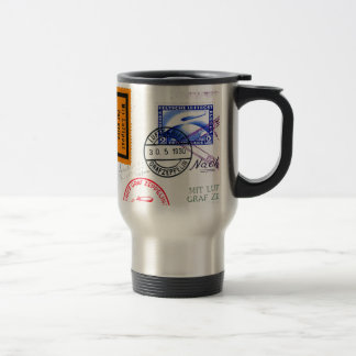 Zeppelin Adventure Travel Time Travel Mug