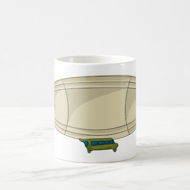 Zeppelin Airship Retro Sci-Fi Blimp Coffee Mug (Creator Uploaded)