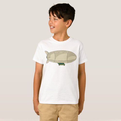 Zeppelin Flying Transport T_Shirt