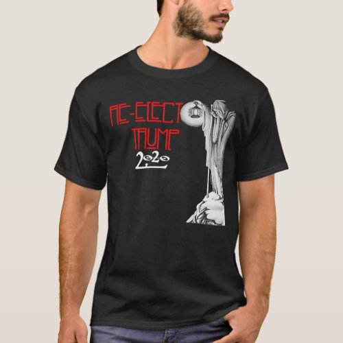 Zeppelin inspired re_elect Trump 2020 t_shirt