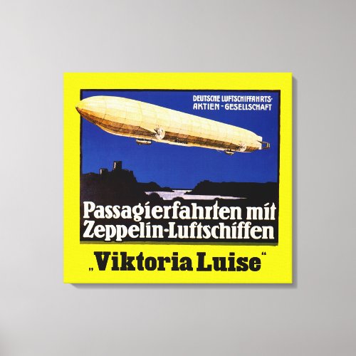 Zeppelin Viktoria Luise Canvas Print