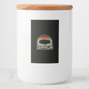 Zeppelin Vintage Retro Zeppelin Shirt Dirigible Food Label