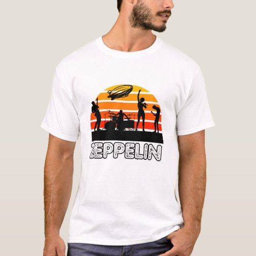 Zeppelin Vintage Sunset T_Shirt