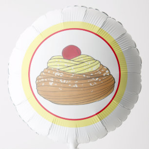 Zeppole Italian Fried Dough Pastry Bakery Food Balloon