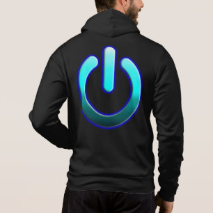 Zer0's Power Men's Bella+Canvas Full-Zip Hoodie