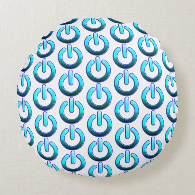Zer0's Power Round Pillow (Front)