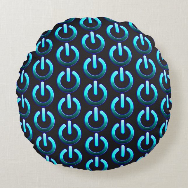 Zer0's Power Round Pillow (Front)