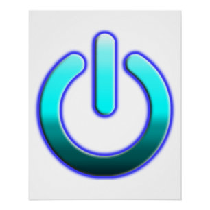 Zer0's Power Zazzle Glossy Poster