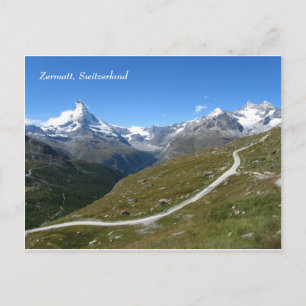 Zermatt Swiss Alps Matterhorn Postcard