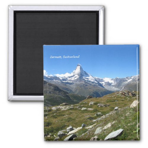 Zermatt Swiss Alps Matterhorn view Magnet