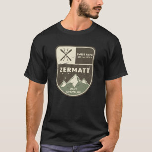Zermatt Swiss Alps Valais Switzerland T-Shirt