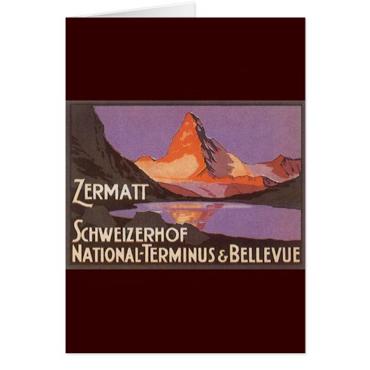 Zermatt Switzerland Cards (Front)